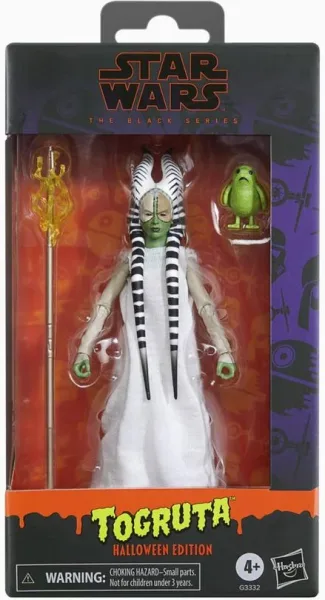Figura hasbro star wars the black series togruta halloween edition