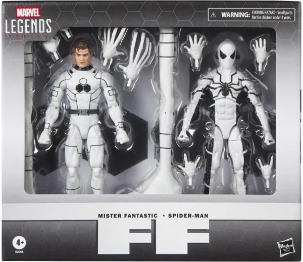 Pack 2 figuras hasbro marvel legends series mister fantastick & spiderman