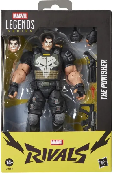 Figura hasbro marvel legends series marvel rivals the punisher