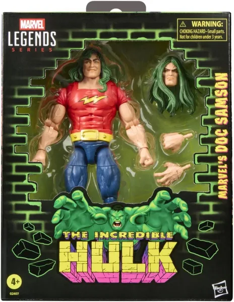 Figura hasbro marvel legends series the incredible hulk marvel's doc samson