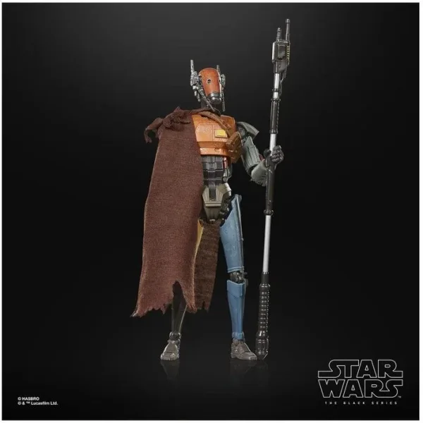 Figura hasbro star wars the black series the mandalorian and grogu mercenary guard droid