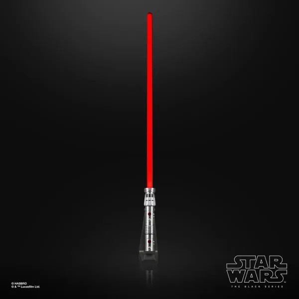 Sable de luz electrónico premium force fx elite hasbro star wars the black series maul