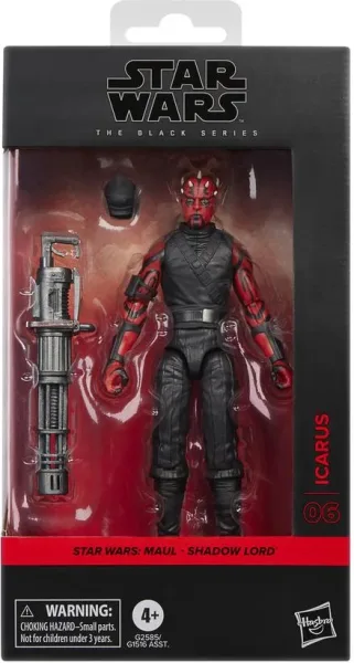Figura hasbro star wars maul -  shadow lord icarus