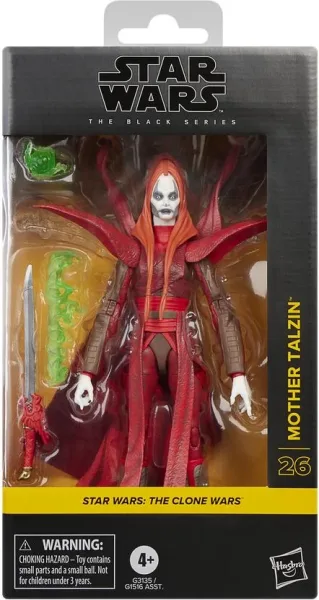 Figura hasbro star wars the clone wars the black series mother talzin