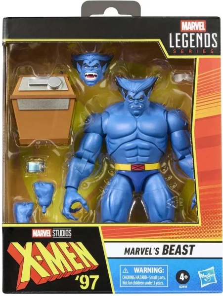 Figura hasbro marvel legends series x - men '97 beast