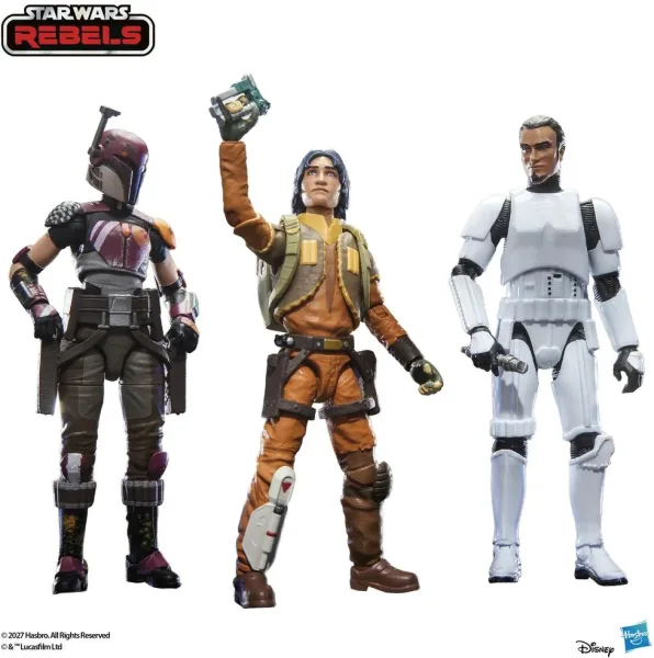 Figura hasbro star wars the vintage collection lothal rebels 3 - pack