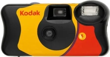 Cámara Desechable Kodak FunSaver 39/ 39 Exposiciones/ Amarilla y Roja
