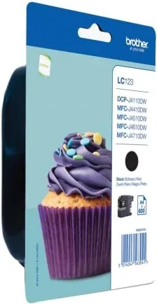 Cartucho de Tinta Original Brother LC-123/ Negro
