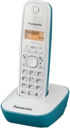 Teléfono Inalámbrico Panasonic KX-TG1611/ Blanco/ Azul