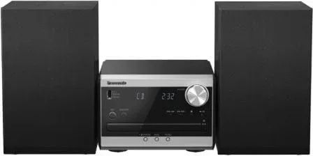 Microcadena con bluetooth Panasonic SC-PM270/ 40W/ Negro y Plata