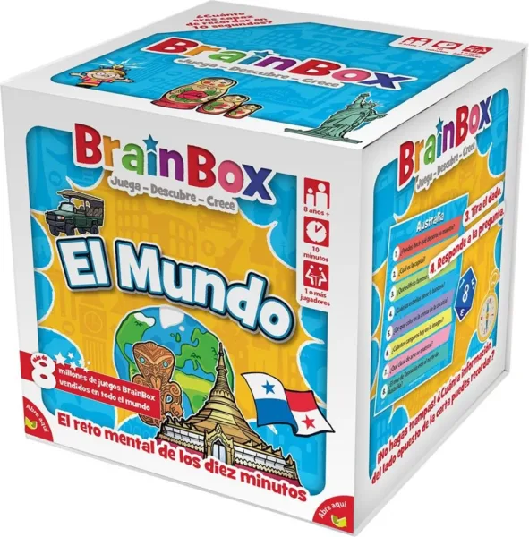 Juego de mesa brainbox el mundo pegi 8