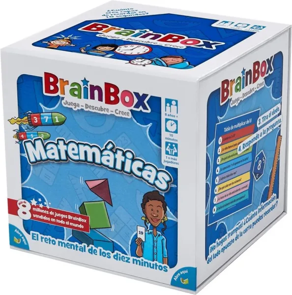 Juego de mesa brainbox matematicas edad recomendada 8 años
