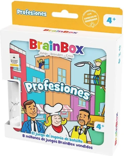 Juego de mesa brainbox pocket profesiones edad recomendad 4 años