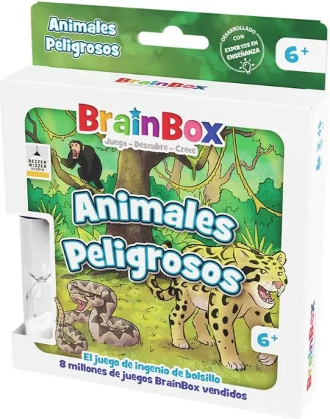Juego de mesa brainbox pocket animales peligrosos edad recomendada 6 años
