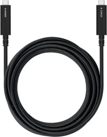 Sharp Other Hardware Options Large Format Display 7M USB Type-C Active Optical Cable, Dp1.4, Dp Altmode (4 Lanes), Usb2.0 (L50Usbc7M)