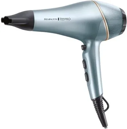 Secador Remington Shine Therapy Pro AC9300/ 2200W/ Iónico/ Negro y Azul