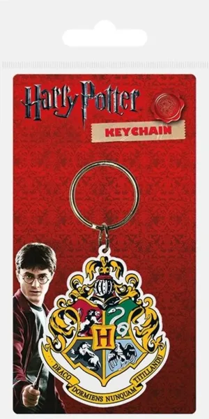 Llavero pyramid harry potter hogwarts escudo