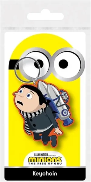 Llavero pyramid minions 2 gru jetpack