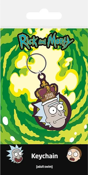 Llavero rick & morty king of s***