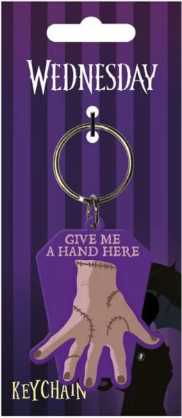 Llavero pyramid wednesday addams give me a hand