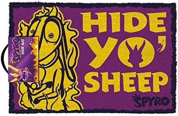 Felpudo spyro el dragon doormat hide yo sheep 40 x 60 cm