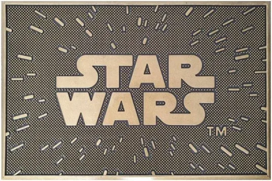 Felpudo pyramid star wars logo