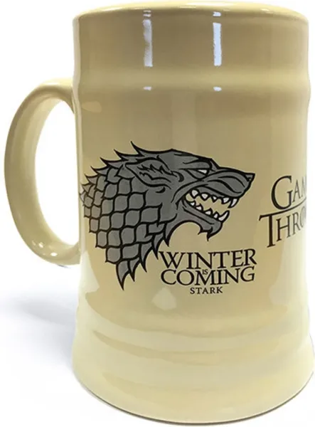 Taza pyramid juego de tronos casa stark