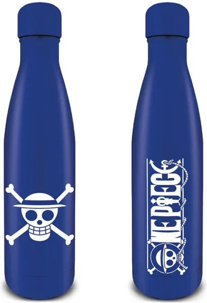 Botella metálica pyramid one piece sombrero de paja