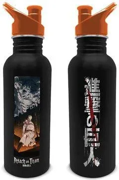 Botella de acero pyramid atack on titan 700 ml