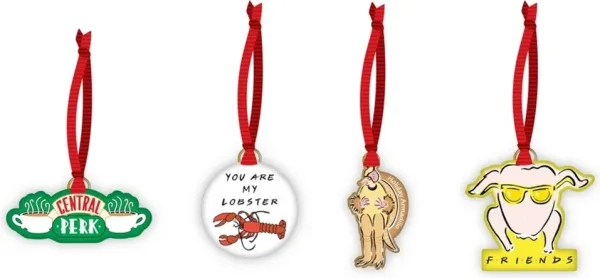 Decoracion de navidad half moon bay friends set de 4