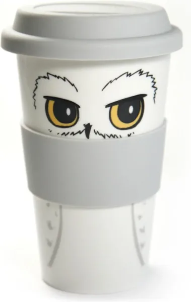 Vaso de viaje half moon bay harry potter hedwig