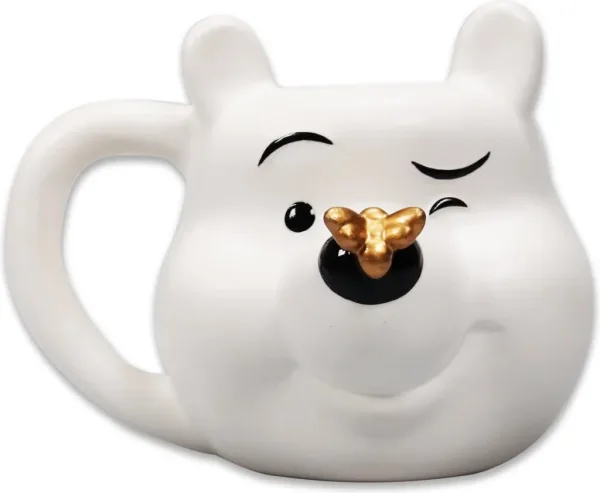 Taza 3d half moon bay winnie the pooh  abeja dorada 550ml