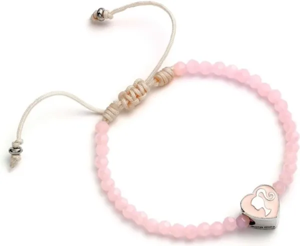 Pulsera the carat shop barbie perlas rosas