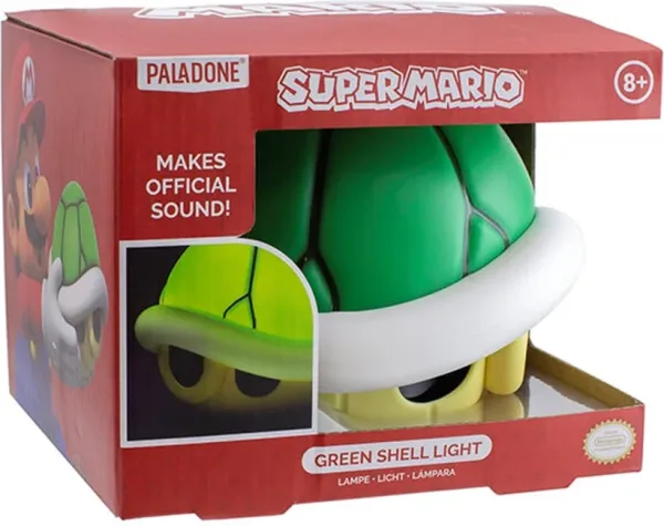 Lampara paladone super mario concha verde