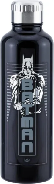 Botella metalica paladone DC comics batman & joker