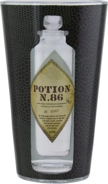 Vaso de vidrio paladone harry potter poción n. 86