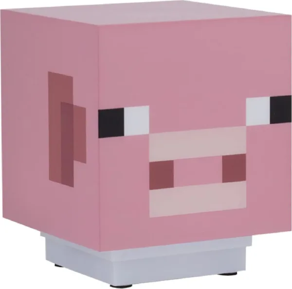 Lampara paladone minecraft cerdito musica incorporada