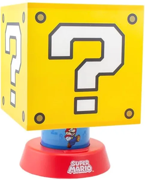 Lampara paladone super mario icon caja sorpresa