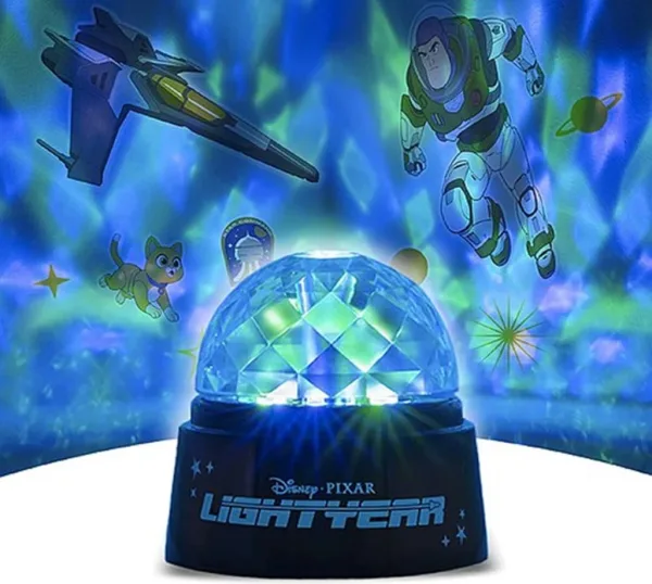 Lámpara de proyección con pegatinas paladone disney buzz lightyear