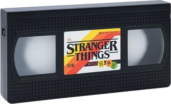 Lampara paladone stranger things vhs logo