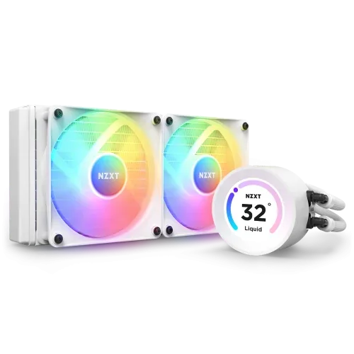 NZXT Kraken Elite 240 RGB Procesador Sistema de refrigeración líquida todo en uno 12 cm Blanco 1 pieza(s)