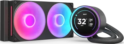 NZXT Kraken Elite 240 RGB Procesador Sistema de refrigeración líquida todo en uno 12 cm Negro 1 pieza(s)
