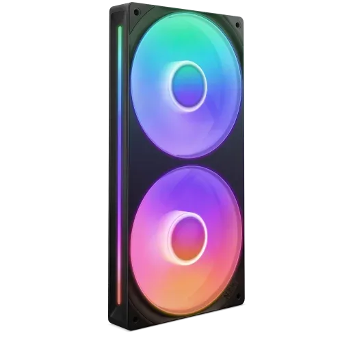 NZXT RF-U24HF-B1 sistema de refrigeración para ordenador Carcasa del ordenador Ventilador Negro