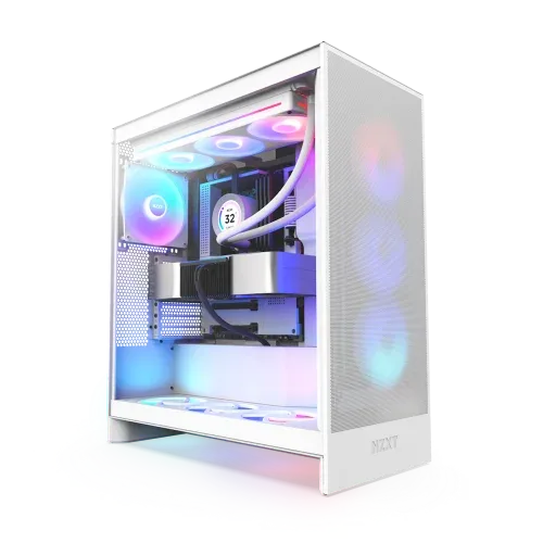 NZXT H7 Flow RGB Midi Tower Blanco