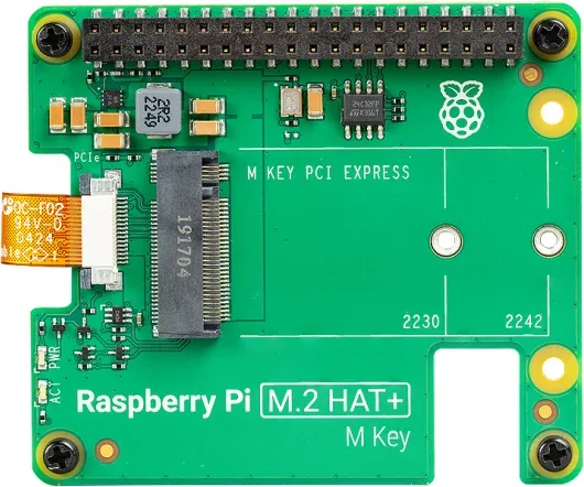 Raspberry pi M.2 hat oficial