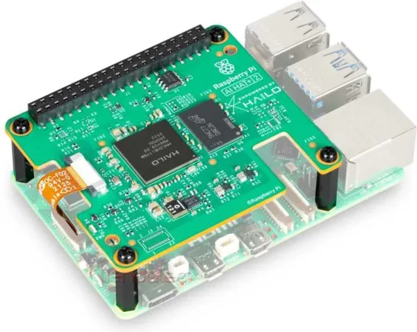 Kit oficial raspberry pi kit ai ai hat+ 40 tops