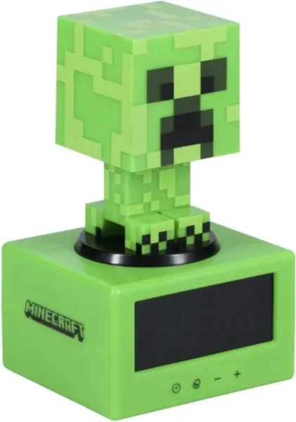 Reloj alarma paladone minecraft creeper