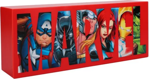 Lámpara paladone marvel avengers logo 30 cm