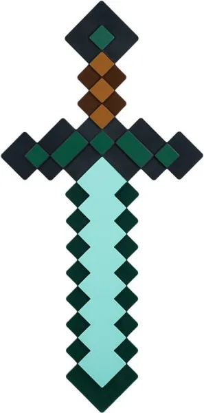 Lámpara paladone minecraft espada de diamante