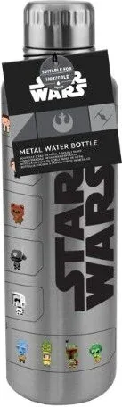 Botella metálica paladone star wars personajes